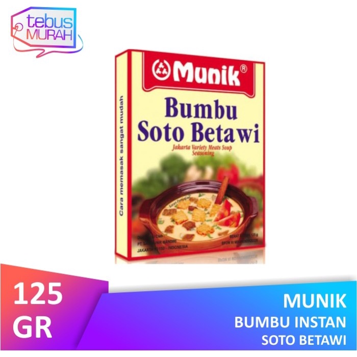 

NEW Termurah Munik Bumbu Soto Betawi 125gr
