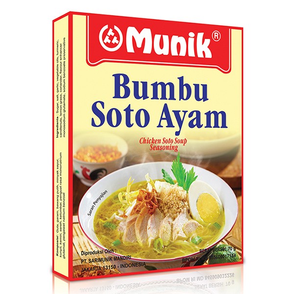 

Murah Bisa COD Munik Bumbu Soto Ayam 70 g