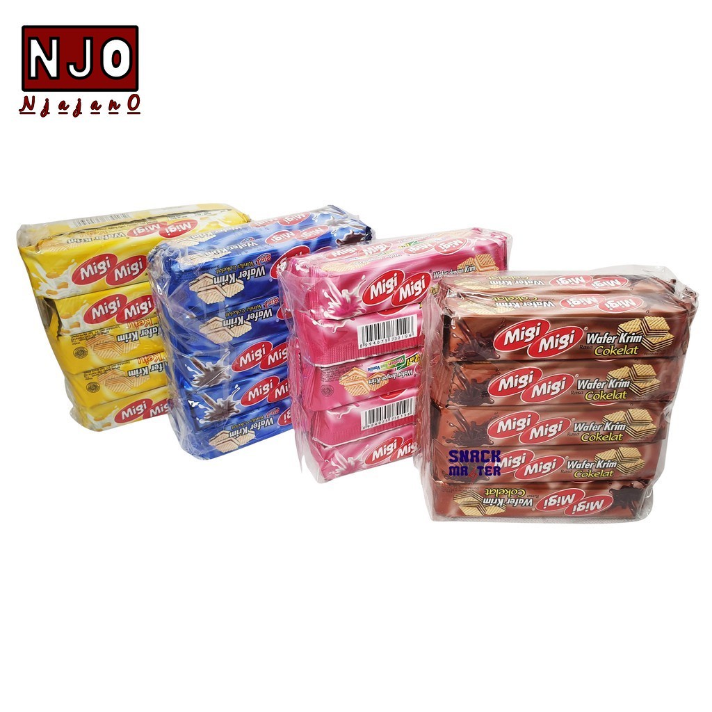 

Njajano Migi Migi Wafer Krim - Netto 10 x 11gr