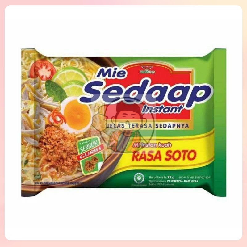 

MIE SEDAP RASA SOTO 75 GRAM