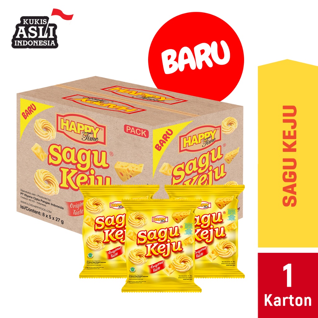 

Happy Time Sagu Keju 27gr (1 Karton)