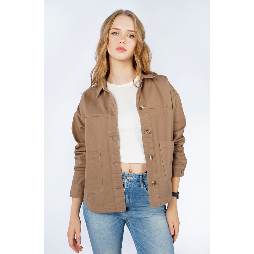 Logo Jeans - Jaket Wanita Zeline 34411L5BW