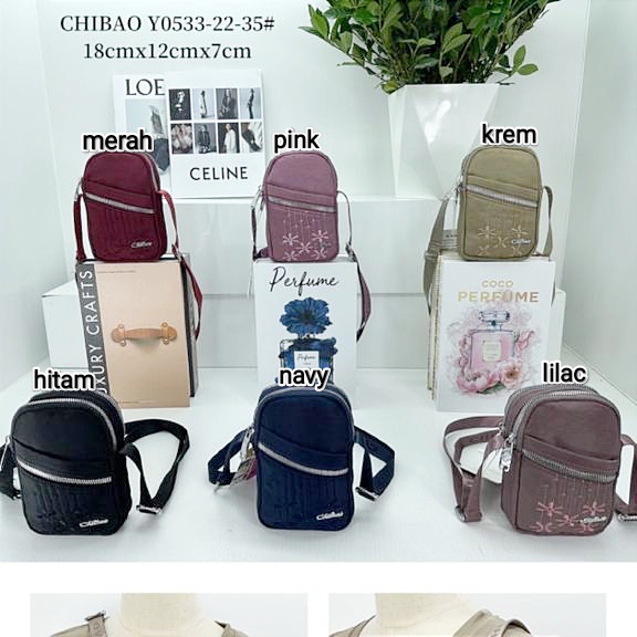 Chibao Y0533 Tas selempang mini wanita sling bag cewek import murah kecee