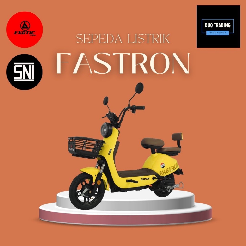 SEPEDA LISTRIK EXOTIC FASTRON GARANSI RESMI EXOTIC sepeda listrk