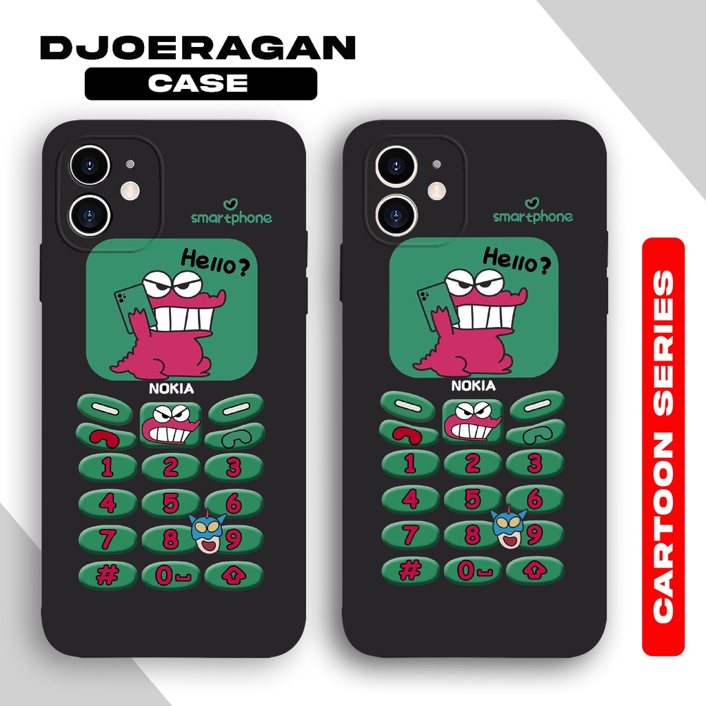 Softcase Infinix Smart 7 5 6 Hot 10 Hot10Play Hot9Play Note12 DJ005 DIN0 PINK PHONE Kartun Anime Cas