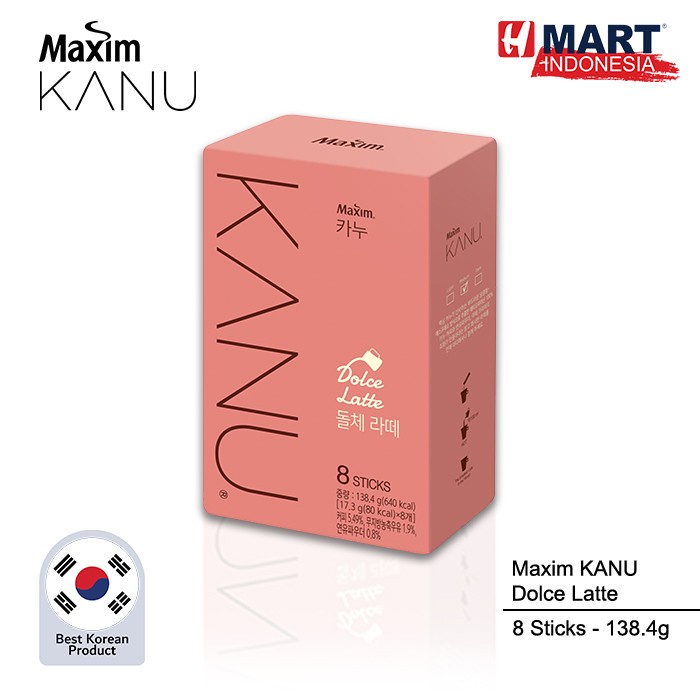 

Maxim KANU Dolce Latte - Kopi Instan Asli Korea 8 Sticks 138.4g