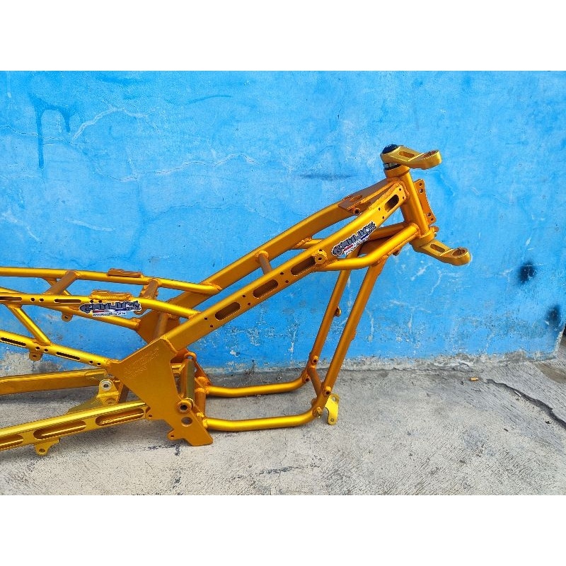 frame rangka almu ninja 150 ninja R ss gold Aitech