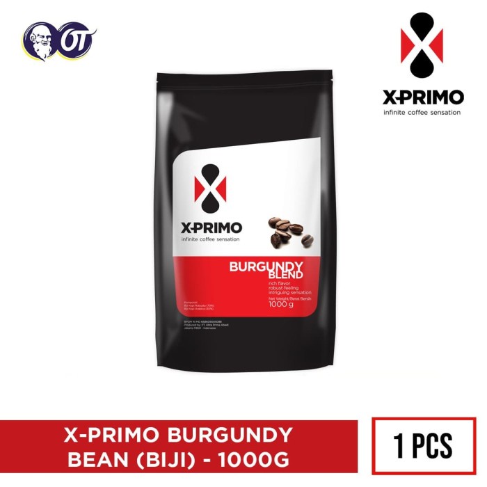 

Xprimo Biji Kopi 1kg Burgundy Blend Coffee Beans Arabika Robusta