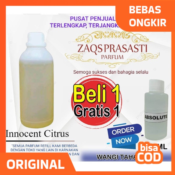 Bibit Parfum Innocent Citrus bibit parfum murni tahan lama 50 ml - SUPER PREMIUM
