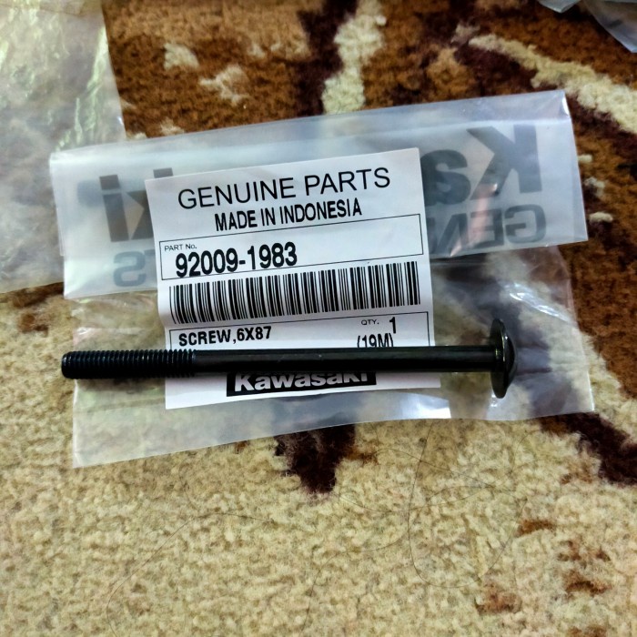 Kawasaki baut sayap bawah kiri blitz r edge