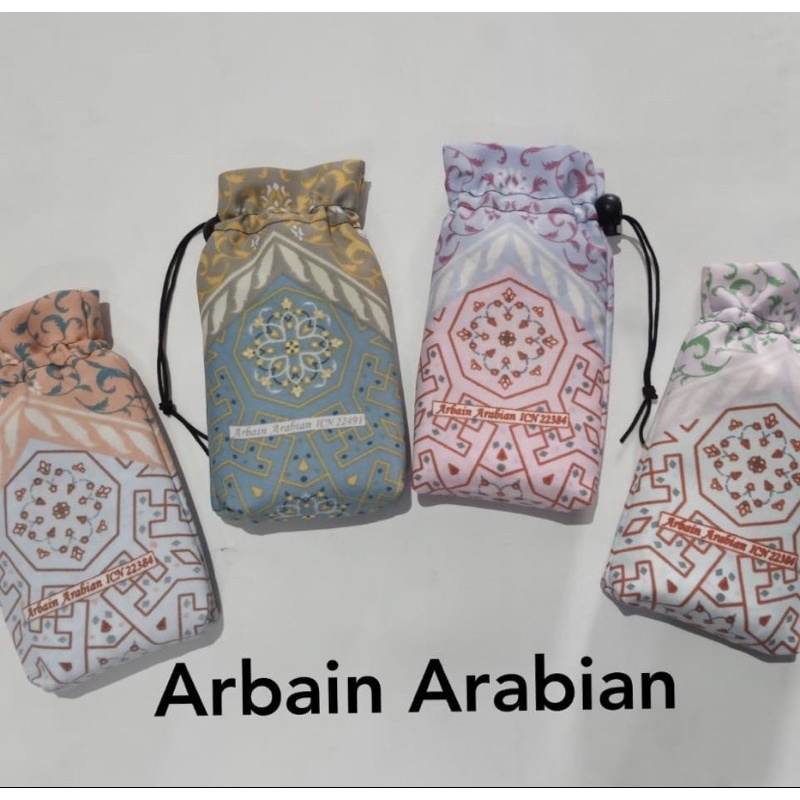 MUQNA Sajadah saten motif arbain Termurah