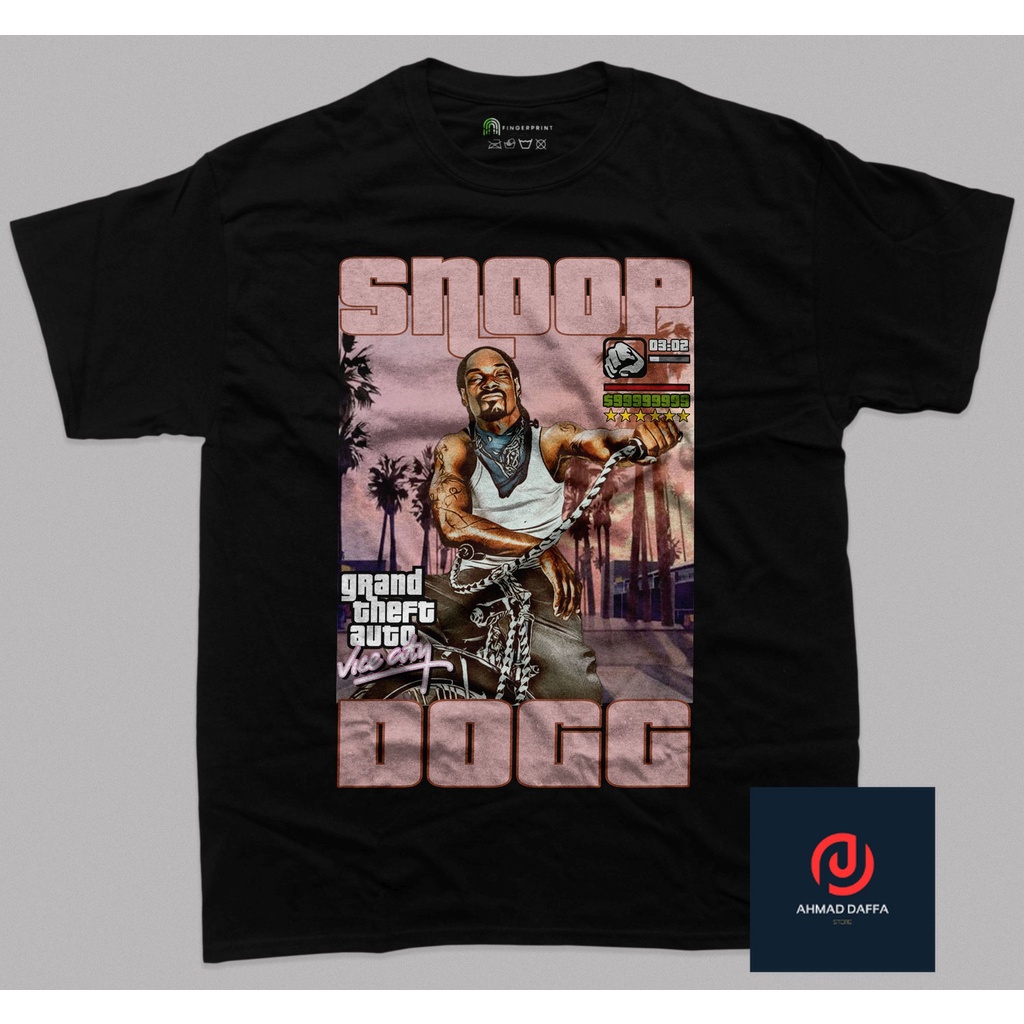 VINTAGE - Snoop Dogg T-Shirt - Baju - Kaos - Baju Kaos Vintage - Cotton Combed 24s