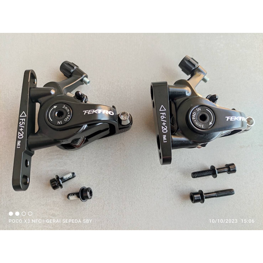 Tektro MD-C550 1 Set Road Mechanical Disc Brake Flat Mount Rem Sepeda