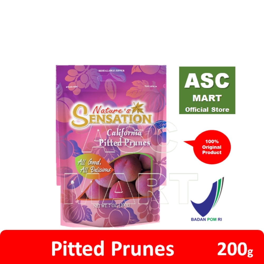 

Nature's Sensation California Pitted Prune 200gr Impor USA