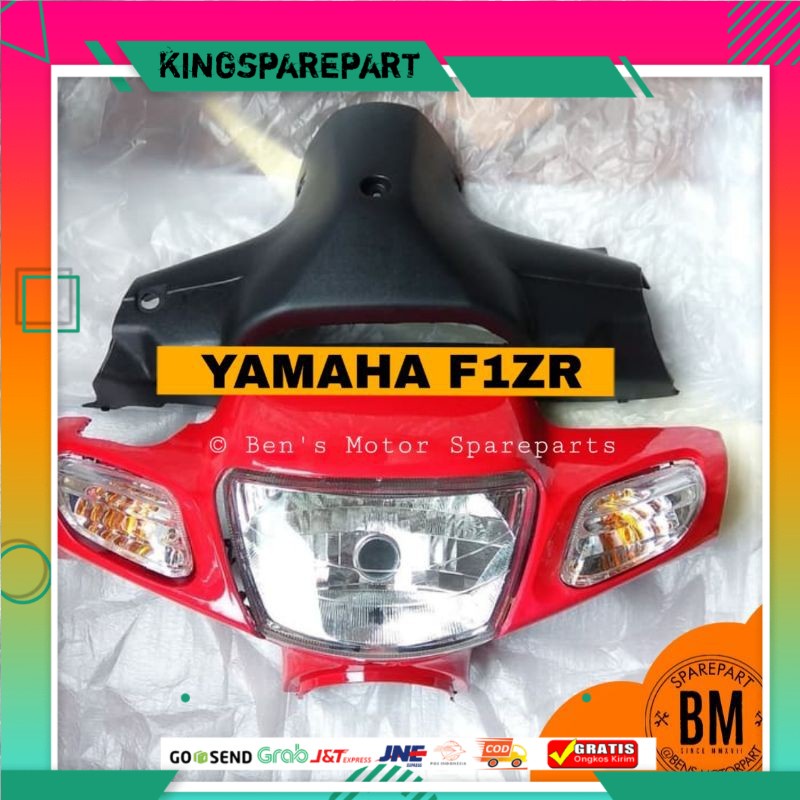 Batok Kepala Depan FizR / Batok Set Lampu Depan Lampu Sein F1ZR - MERAH