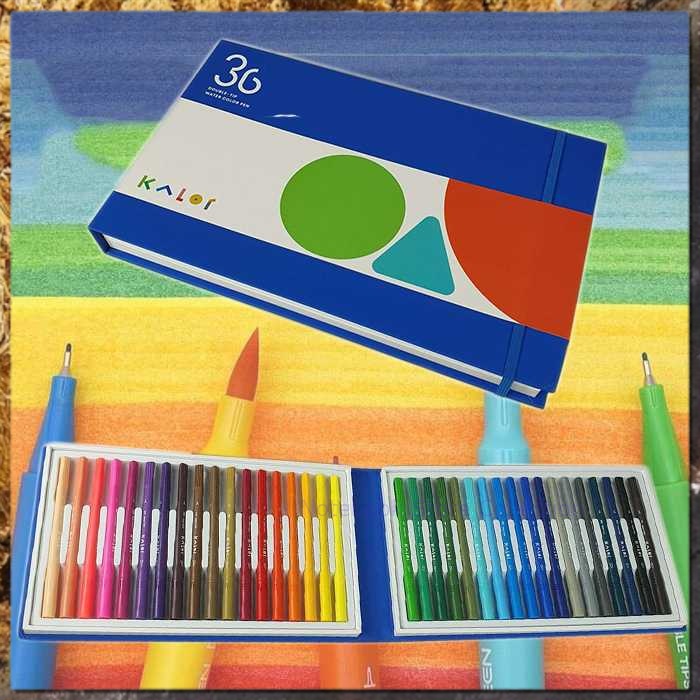 

Notebook Store Collection 36 PCS Spidol Warna Warni Dual Head Water Color Pen