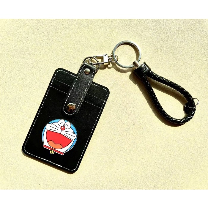 

Anjaniselle Card holder Doraemon Captain America & cute coffee Doraemon - Hitam
