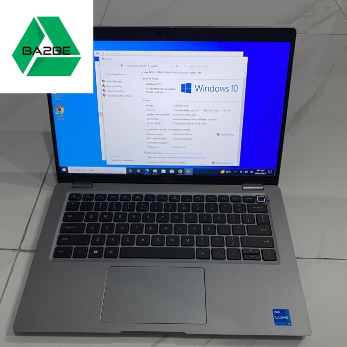 Ultrabook dell latitude 5420 core i5 1145g7 ram 16gb ssd 512gb 14"