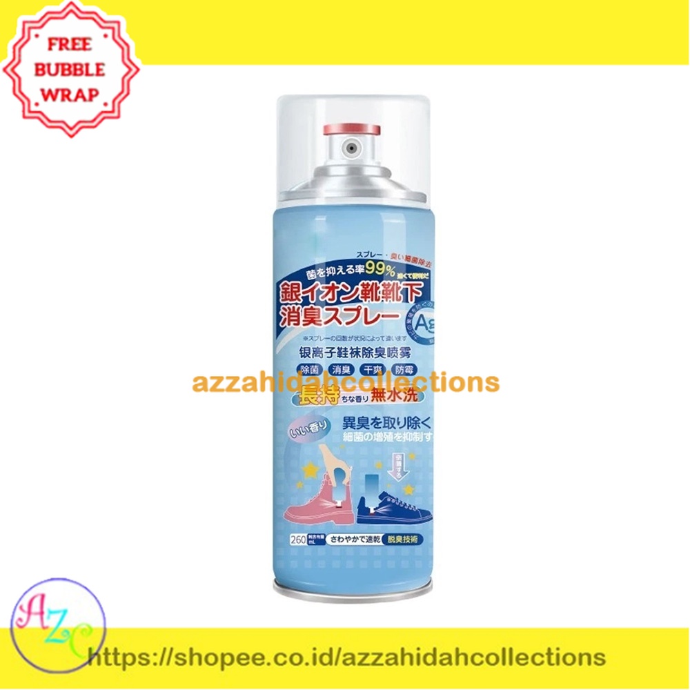 Spray Penghilang Bau Sepatu Tidak Sedap - Semprotan Parfum Penyegar Pengharum Pewangi Anti Bau Kaki 