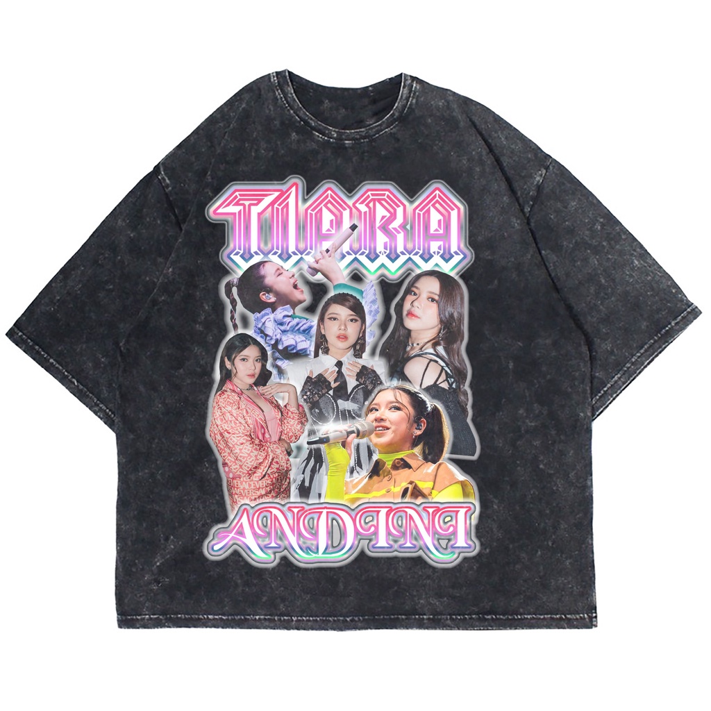 Patternmerch "Tiara andini" Oversize T-shirt | washed tee | kaos vintage
