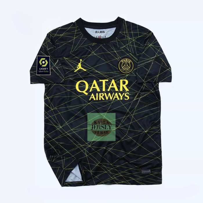 JERSEY BOLA PSG 4TH 2022 2023 FULL PATCH GRADE ORI TOP QUALITY