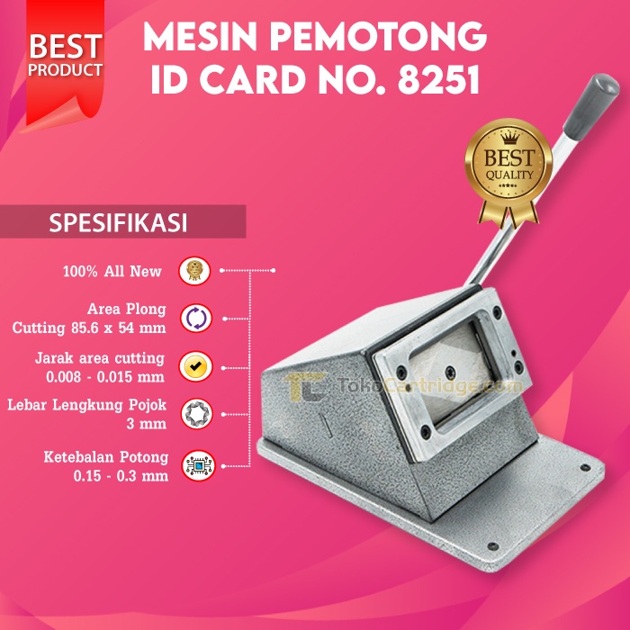 

Alat Pemotong Kertas Id Card / Plong ID Card / Card Cutter / Mesin PVC Card 8251 Cutting bentuk IDcard