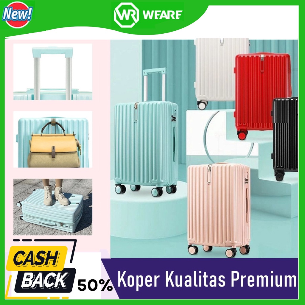 WEARE PC Jerman Import Koper 24 Inch 20 / 22 inch Kabin Bagasi Koper Tas Travel Polo besar anak pere