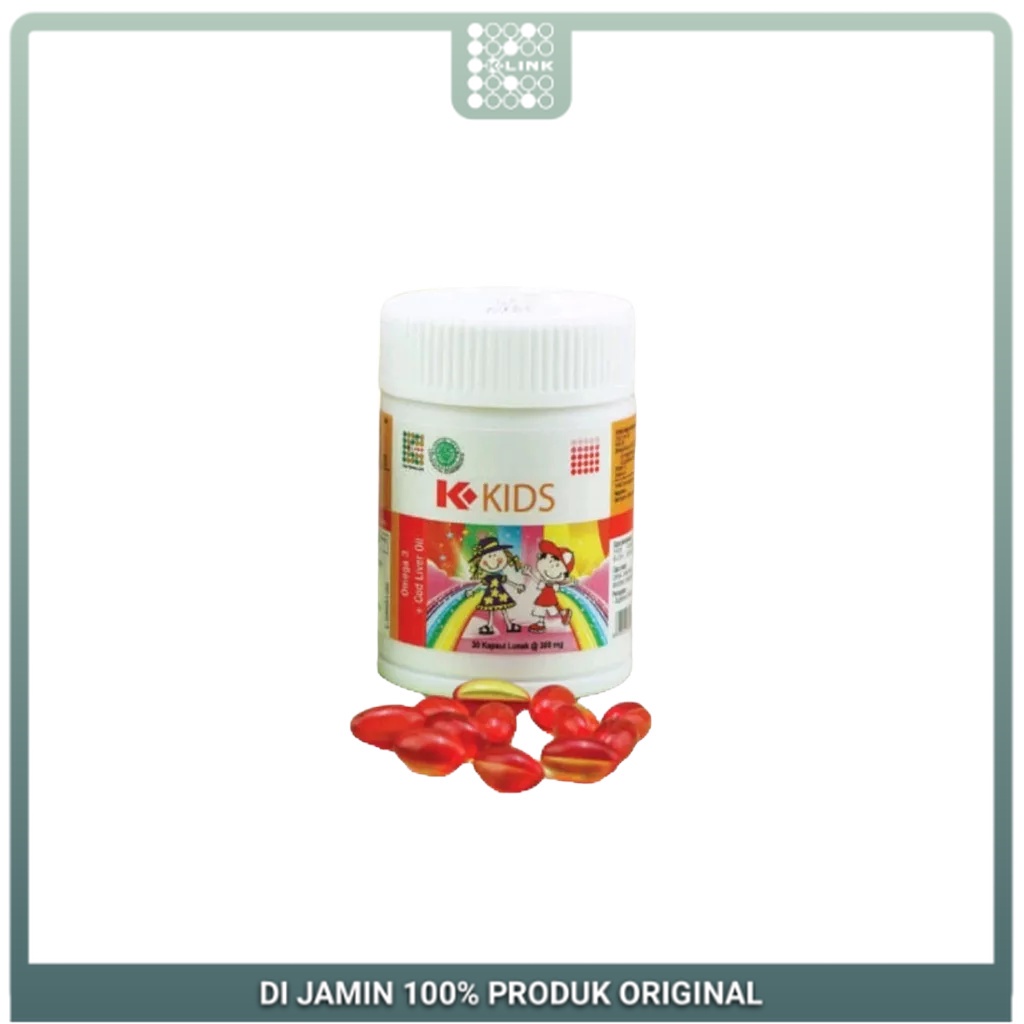 

Klink K Link Asli Omega 3 Kids Minyak Ikan Suplemen Kesehatan Anak