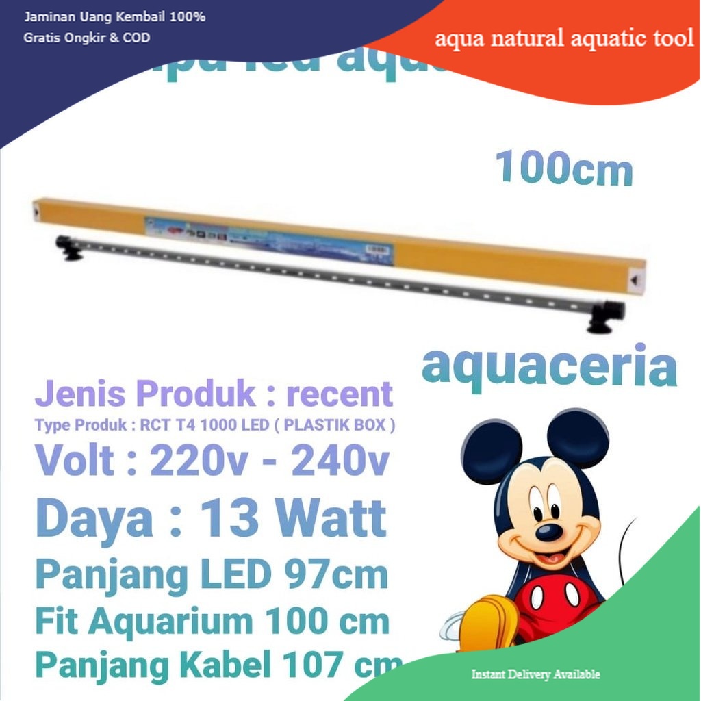 lampu led 120 cm hikari led aquarium 120 cm CELUP VIA OJOL