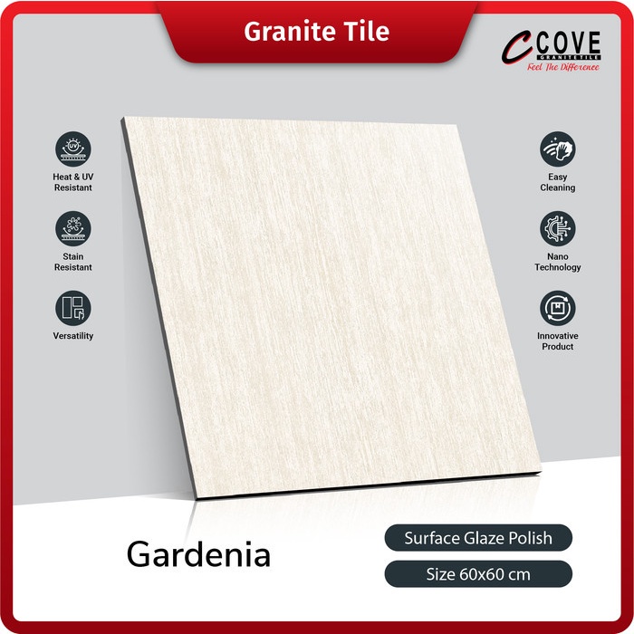 Cove Granite Tile Gardenia 60x60 Granit / Keramik Lantai