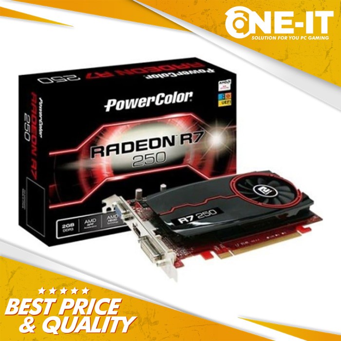 VGA Powercolor R7 250 2GB DDR3 128Bit AMD Radeon