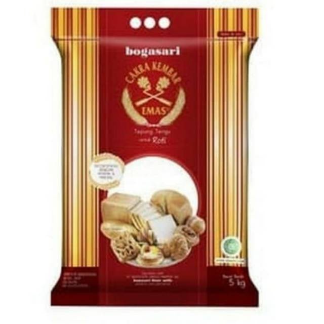 

[Big Sale] TEPUNG CAKRA KEMBAR EMAS UNTUK ROTI 5 kg