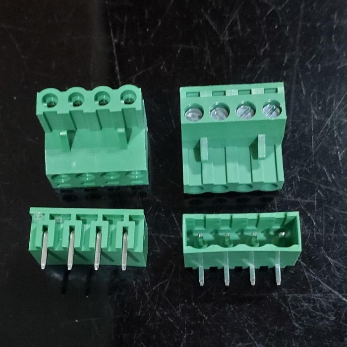 Terminal block 4pin siku terminal blok 4pin tekuk JI27
