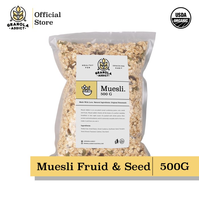 

[GOI] Muesli Fruit & Seed 500G - by Granola Addict