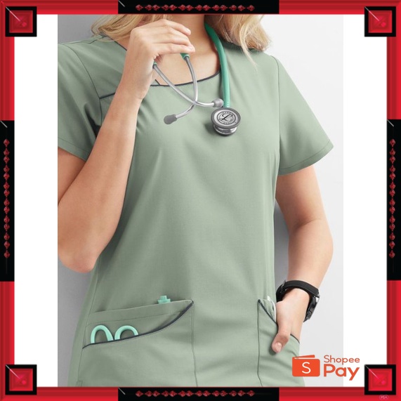 12.12 SERAGAM SALE / seragam perawat ( atasan), baju ok,seragam kerja/ seragam medis ok jaga, baju j