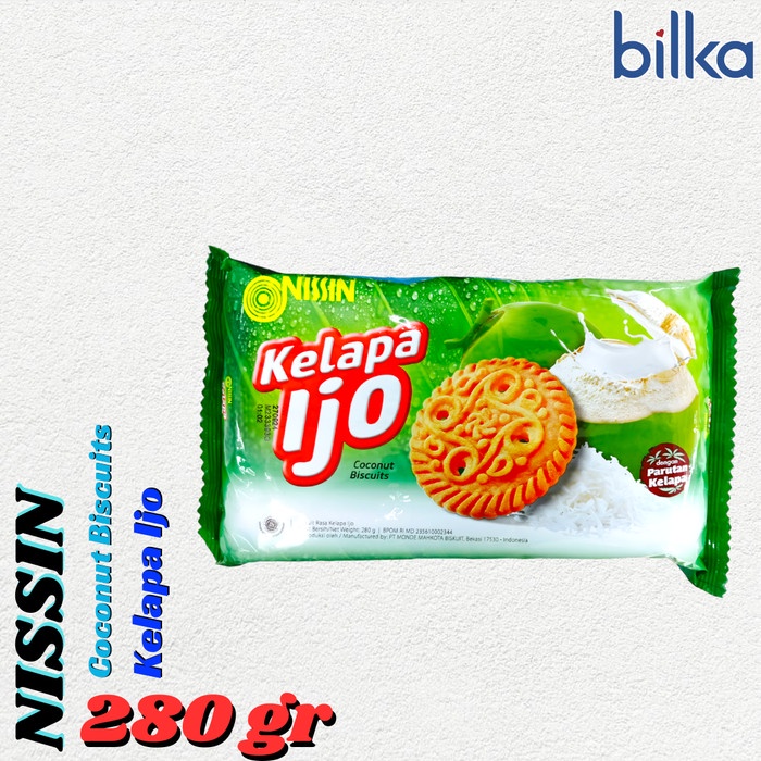 

NISSIN Biskuit Kelapa Ijo 280gr