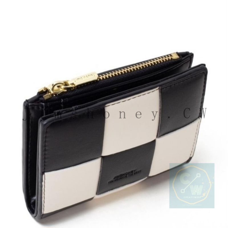Jims Honey Olla Wallet Free Box Dompet Kartu Lipat Kulit Mini Jimshoney / Dompet Unik Multifungsi Pr