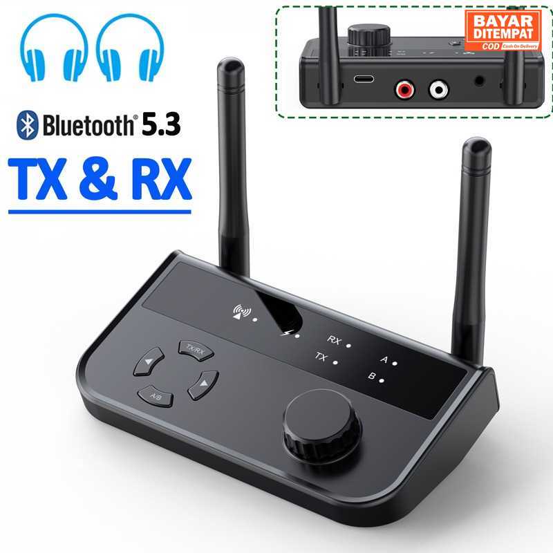 ( ORI ) VIKEFON Bluetooth Adaptor 5.3 Audio Receiver Transmitter Wireless 10m - B39