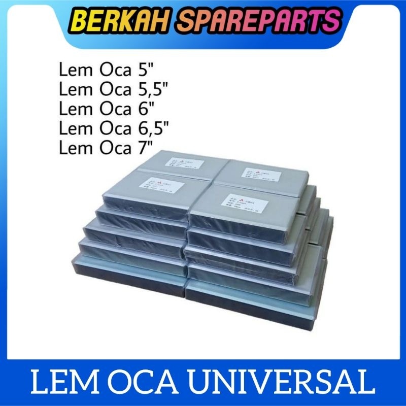 

LEM OCA LEM LOCA KERING 7 INCH / 6,5 inch / 5,5 inch / 5 inch LEM LCD TOUCHSCREEN UNIVERSAL