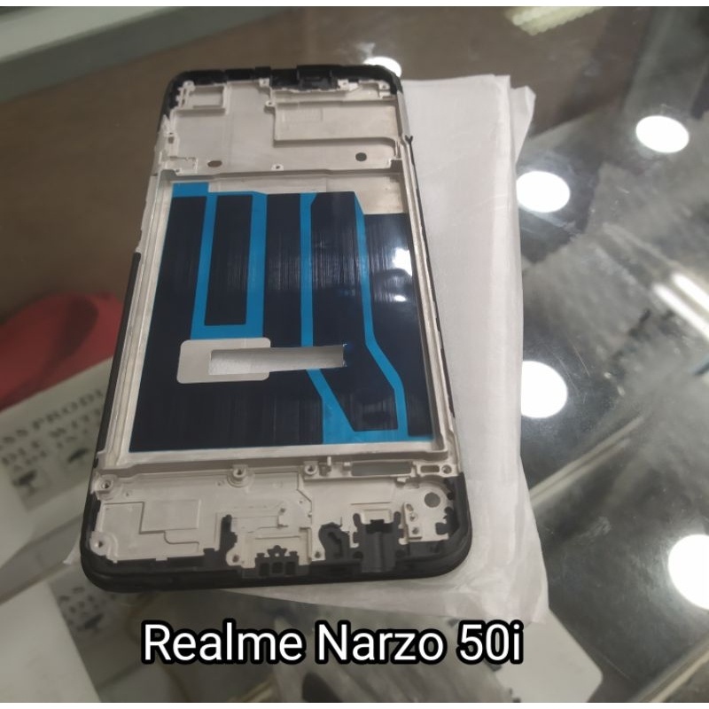 Frame Tulang Lcd Realme Narzo 50i Midle frame tulang tengah tatakan mesin