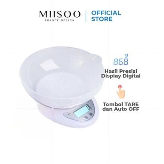 MIISOO Timbangan Digital Mangkok B05 - 5kg