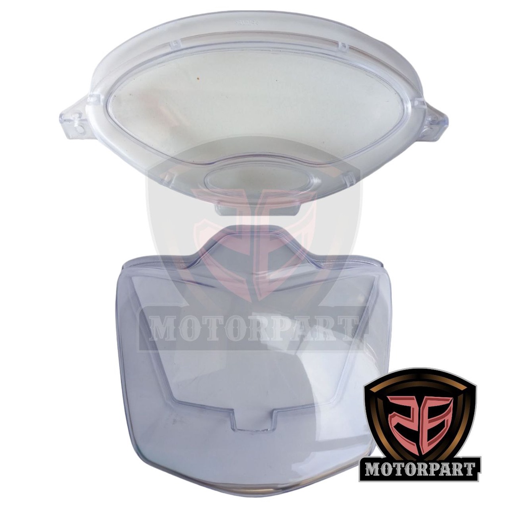 KACA MIKA LAMPU DEPAN SET KACA MIKA SPEDOMETER KILOMETER KARISMA 125 X D
