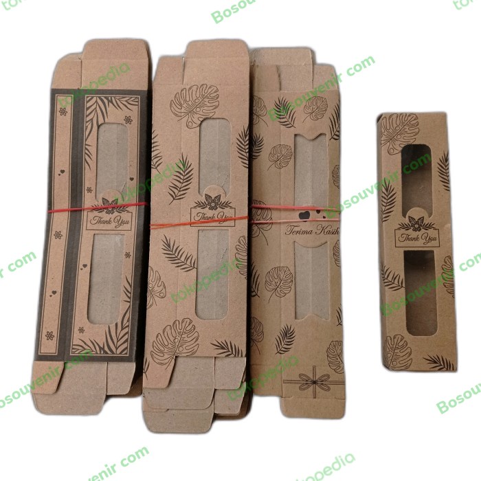 isi 100 box Sendok / box rustic untuk kemas souvenir sendok dll