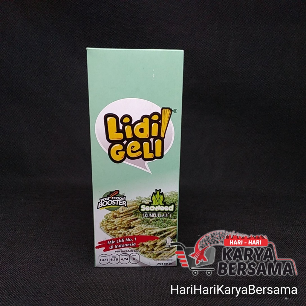 

SNACK LIDI GELI MIE LIDI SEAWEED 50GR