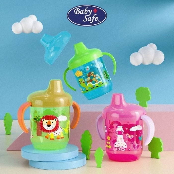 Baby Safe Training Cup Spout Botol Minum Bayi Anti Sedak 6 Bulan Ke Atas BPA Free