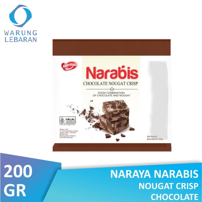 

Naraya Narabis Chocolate Nougat Crisp 200gr