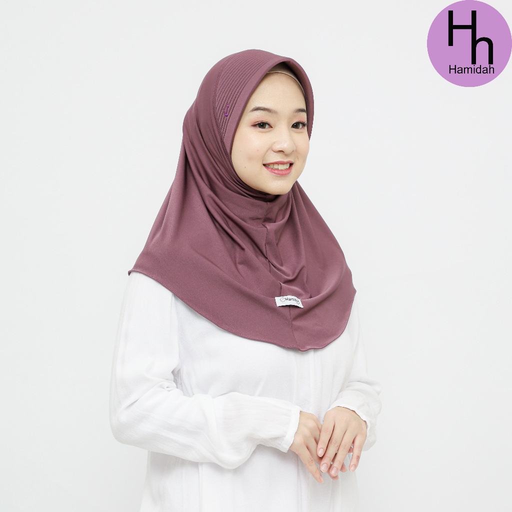 HIJAB BERGO HAMIDAH SIZE S PAD BESAR ANTEM
