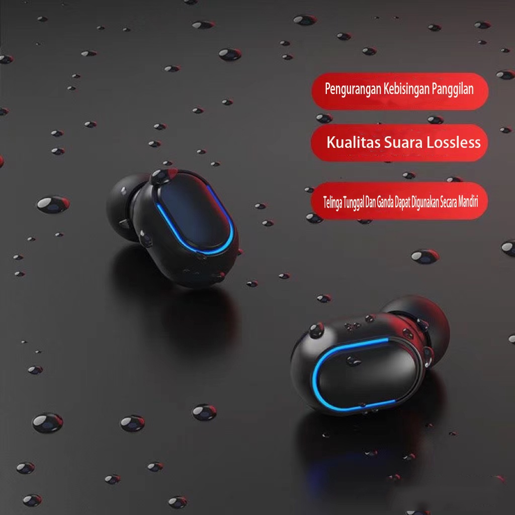 【COD】 Hot Selling Headset Bluetooth Vivo Original 100 T11 Mobile Power Bluetooth Headset Tinggi -Definisi Nomor Tampilan Nirkabel Di -Eadset