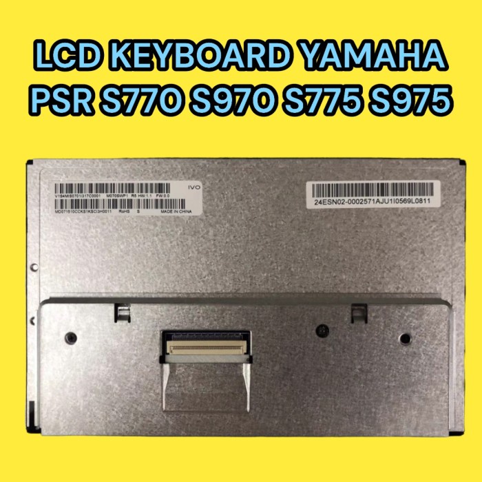 LCD KEYBOARD YAMAHA PSR S970 S975 S775 S770 ORIGINAL PART