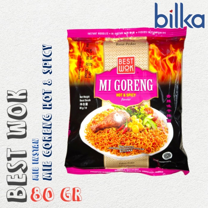 

BEST WOK Mie Goreng Hot & Spicy 80gr